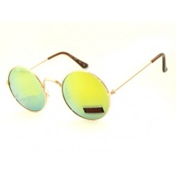 Okulary przeciwsłoneczne - Lenonki zielono - żółte II GAT